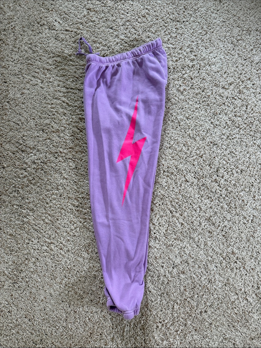 Aviator Nation Lavender Bolt Sweats XS